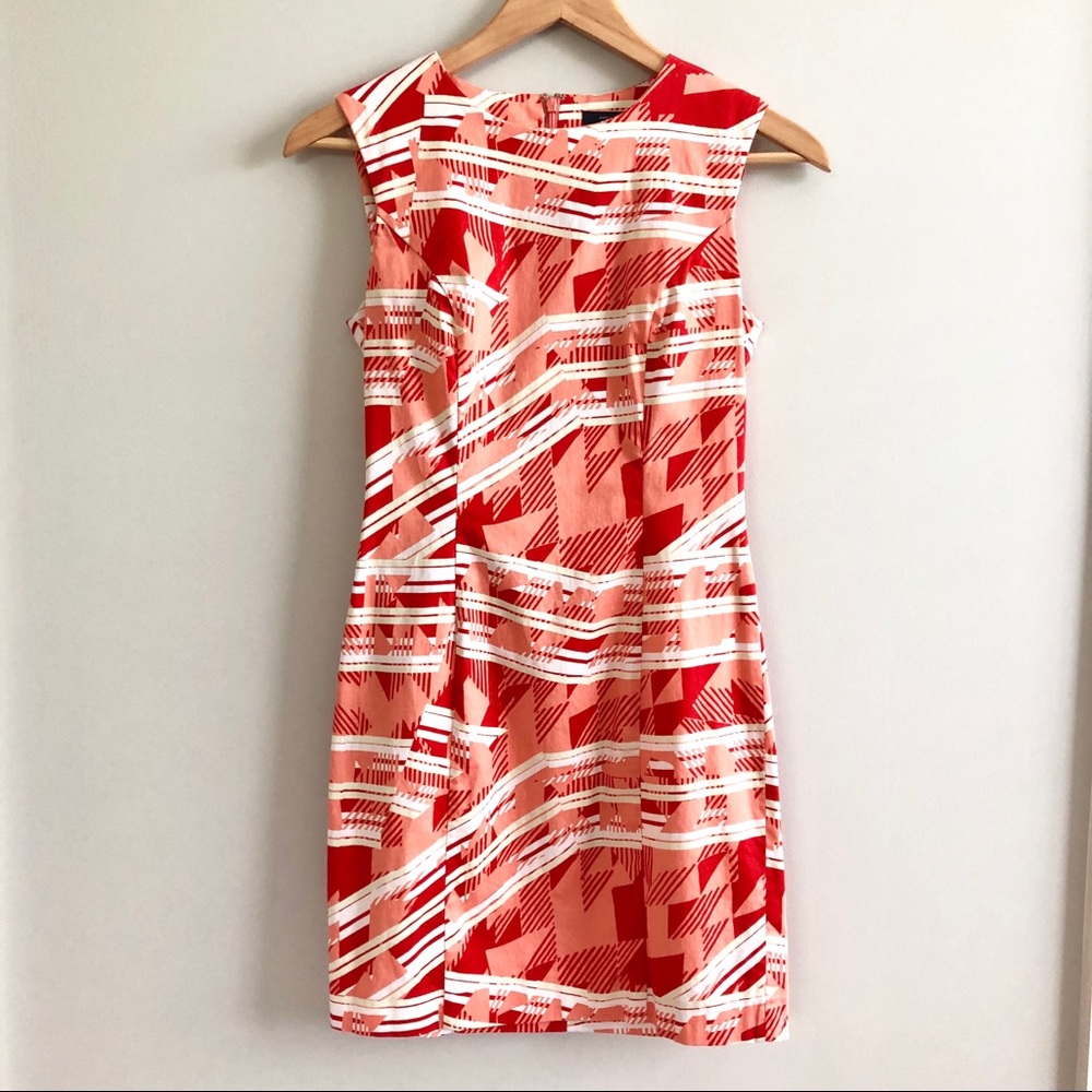 French Connection Geometric Pattern Shift Dress - image 1